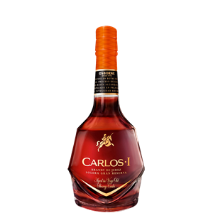 Osborne Carlos I Solera Gran Reserva brandy, lasipullo