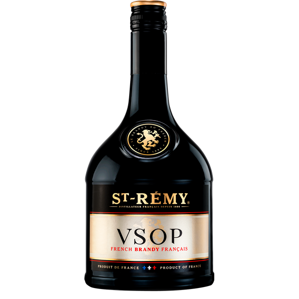 St. Remy VSOP brandy, lasipullo