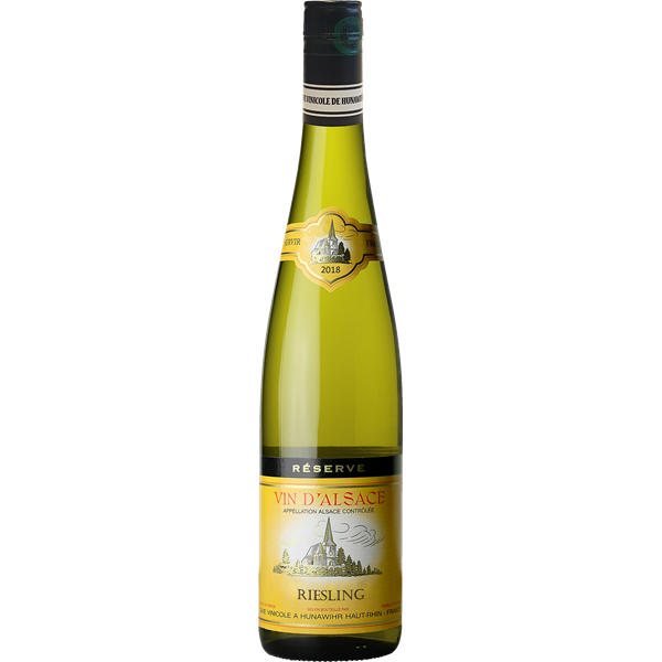 Hunawihr Riesling Reserve 75cl, valkoviini lasipullo