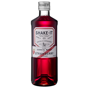 Shake It Strawberry juomatiiviste, 50 cl lasipullo